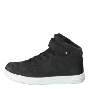 Leaf schoenen Cabra High Black Camo