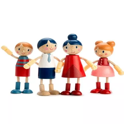 TENDER LEAF TOYS POPPENHUISPOPPEN FAMILIE  13 CM